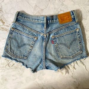 Levis High-Rise Denim Shorts